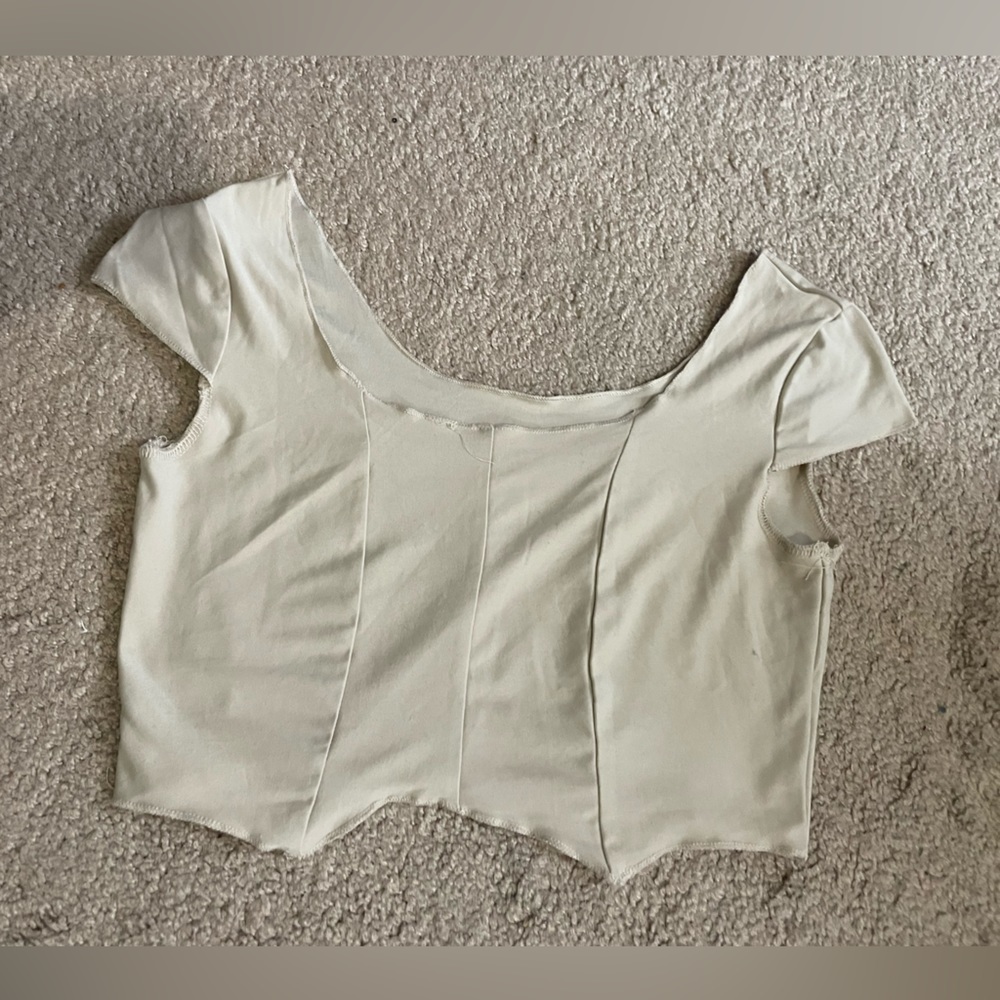 White crop top size small